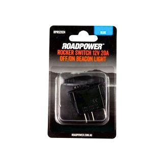 Switch Rocker 12V 20A 24V 10A OFF/ON SPST Beacon Light Symbol Bue Illumination