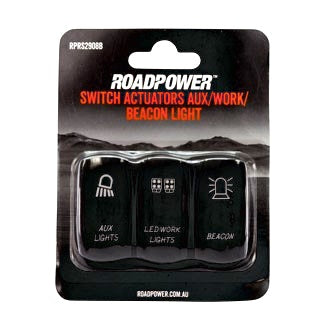 Switch Actuators 3pcs Aux/Work/ Beacon Lights To Suit RPRS2019, RPRS2029
