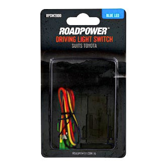 Switch OE Type Blue Driving Light Suits Toyota 33x22mm with Harness