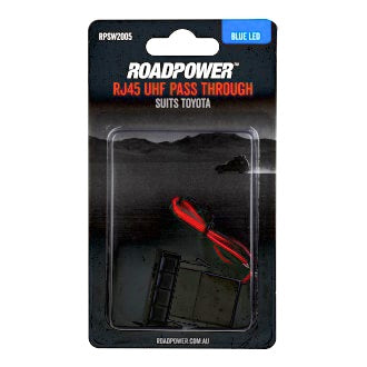 Switch OE Type Blue RJ45 Passthrough Suits Toyota 33x22mm