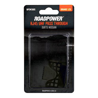 RJ45 Passthrough Suit Nissan OE Style 35 x 20mm Orange LED