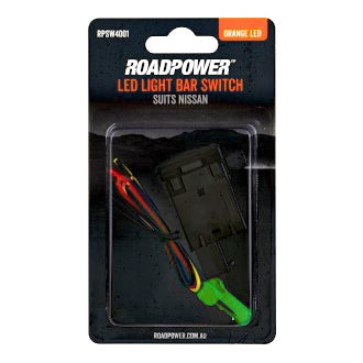 Switch Bar Light Suits Nissan OE Style Includes Harness 30 X 23mm Orange LED