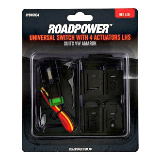 Switch OE Style 4 Actuators Inc. Roadpower/Work/Aux/Beacon Suit VW Amarok LH 30x26mm