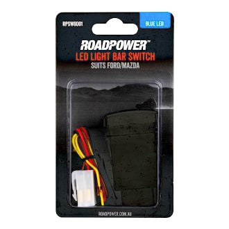 Switch Bar Light Suits Ford/Mazda OE Style Inc. Harness 39 x 23.6mm Blue LED