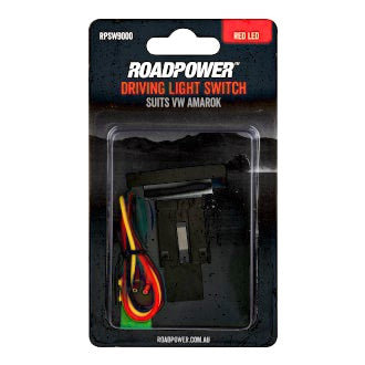 Switch Driving Light Suits VW Amarok OE Style Inc. Harness 43.1 x 26.7mm Red LED