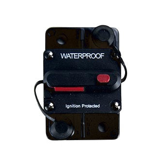 Thermal Circuit Breaker 12-48V 40A Manual Reset Ign. Protected Surface Mount IP67