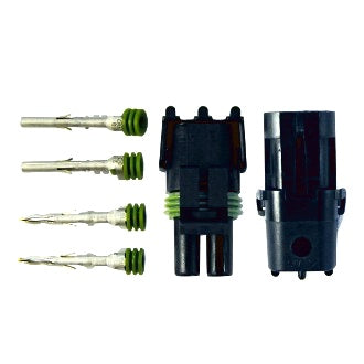 Weather Pack Connector Kit 2 Circuit 1 Set