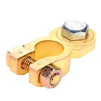 Battery Terminal Heavy Duty Positive Brass