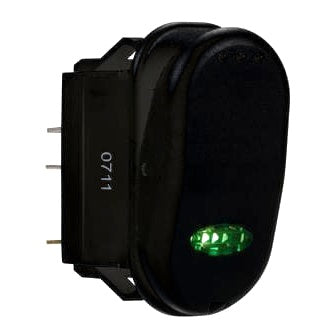 Switch Rocker 12V 20A Green LED Indicator
