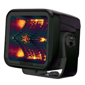 LED Work Light Square 10-30V 4x4W 18W 551lm Flood Beam IP67 Amber