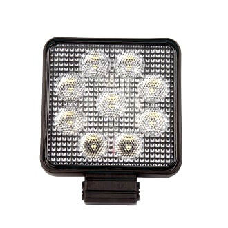LED Work Light Square 10-30V 9x1.5W 10W 958lm Flood Beam IP67