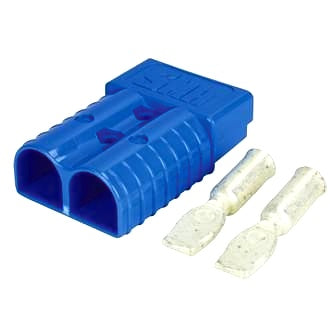 Anderson Connector 175A Blue 1/0 AWG Contacts Genuine Anderson Power Products