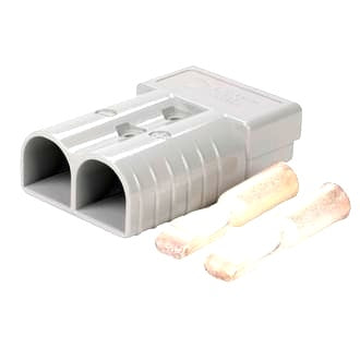 Anderson Connector 350A Grey 2/0 AWG Contacts Genuine Anderson Power Products