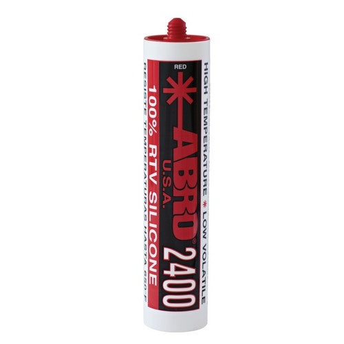 ABRO Hi temp RTV silicone seal cartridge Red