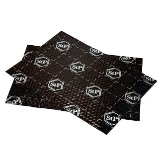 STP Sound Deadening Speaker Ki t Silver Line 375mm x 265mm x 1.8mm Packet of 2