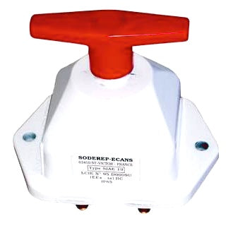 Switch Battery 250Amp Cont. 2500Amp Intermittent. Fixed Handle Marine Coated