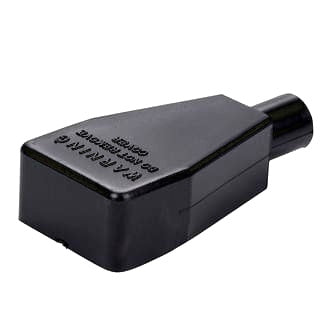 Insulator Terminal Cover Black 2 B&S Battery Terminal Straight EA