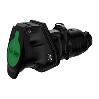 Erich Jaeger 7 pin round heavy duty trailer socket SAE-J560 IP Rated