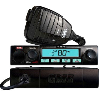 Radio UHF GME 5W Compact fully featured remote mount with ScanSuite