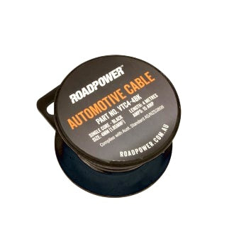 Single Core Cable 4mm Black 4m 15A Retail Spool