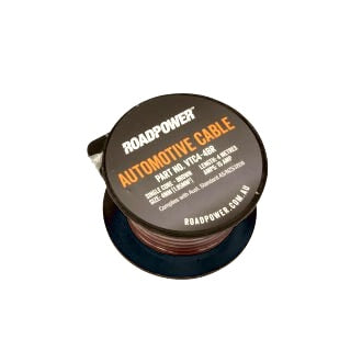 Single Core Cable 4mm Brown 4m 15A Retail Spool