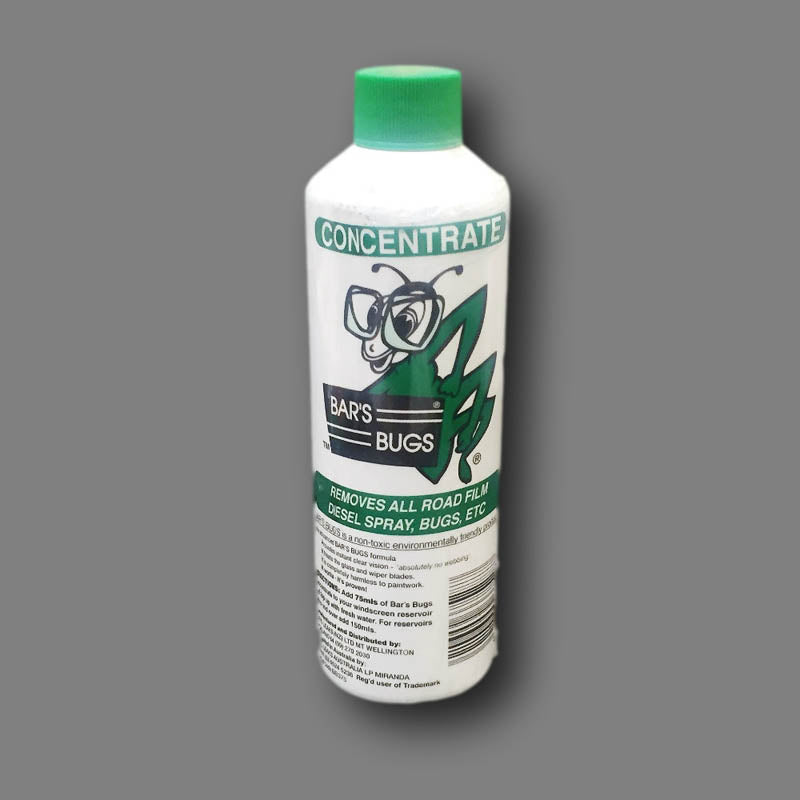 Bar's Bugs 375ml Windscreen Cleaner Wiper Washer Additive