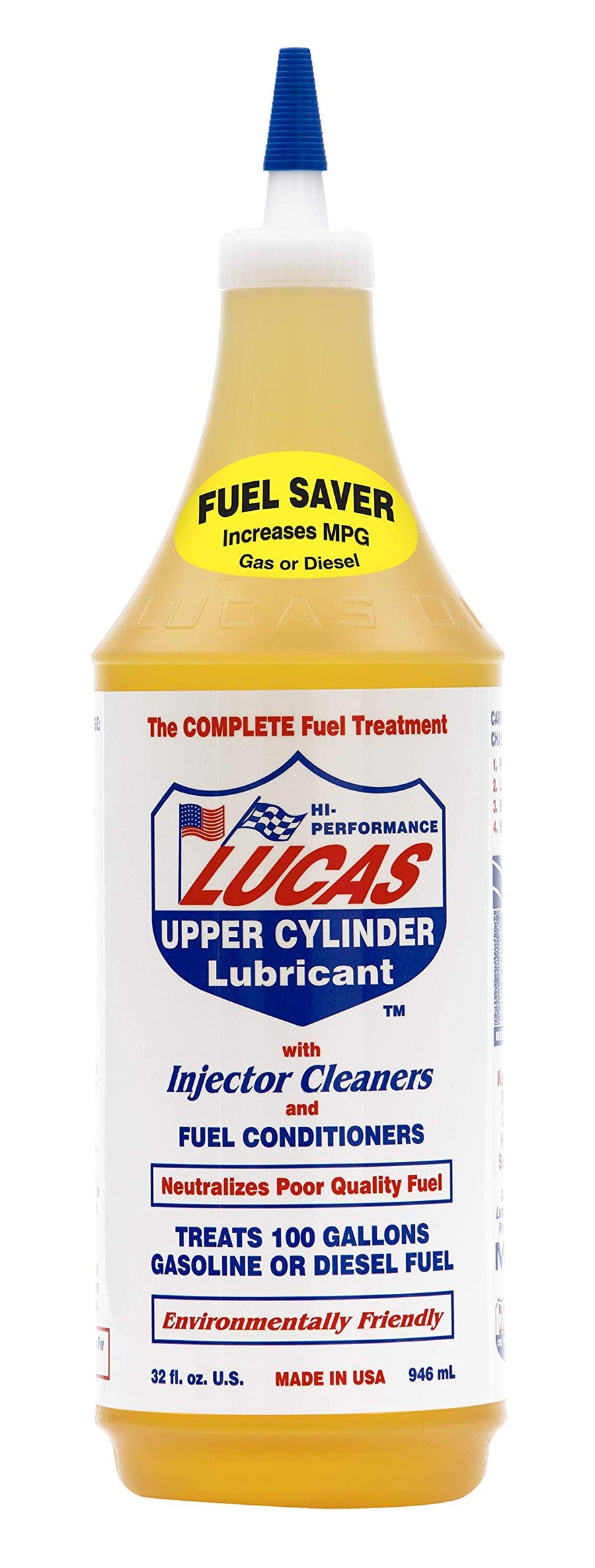 Lucas Upper Cylinder Lubricant & Injector Cleaner Fuel Conditioner 946mL