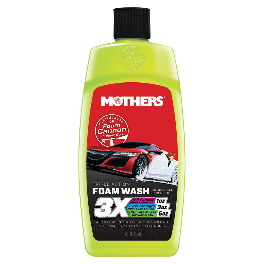 Mothers 3X triple action foam wash 473ml