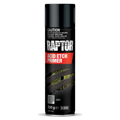 Raptor Acid Etch Primer  Grey 450ml