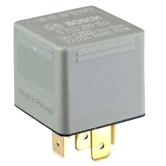 Relay Mini Bosch 12V 30/20A C/O 5 Pin Diode Protected [No Bracket]