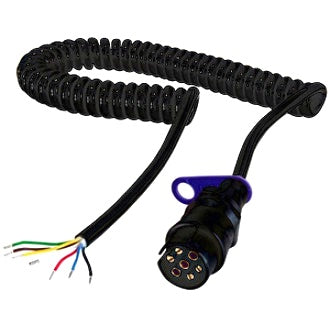 Suzi Coil Adaptor 7 Pin DIN to 7 Core Bare End 3.6m Working Length