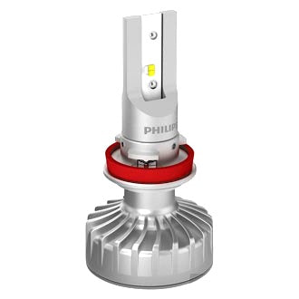 LED Globe 12V H8 H11 H16 6200K +160% More Light Ultinion LED [Pair]