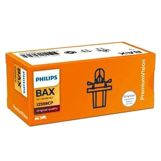 Globe Dash/Panel Light 12V 1.2W Black BAX8.5D/2 Standard [Pack of 10]