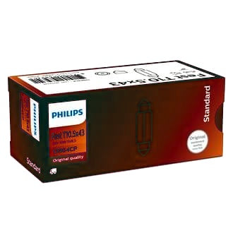 Globe Festoon 24V 5W 41 x 10.5mm SV8.5 Standard [Pack of 10]