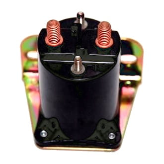 Continuous Duty Solenoid 24V 200A NO Contacts Plastic Side Mount SBJ-4401