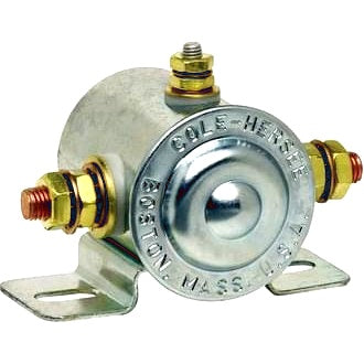 Solenoid 12V 100A N/O Intermittent Duty 3 Terminal Metal Side Mount