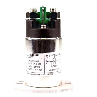 Solenoid 24V 300A with Diode Suppression Bottom Mount