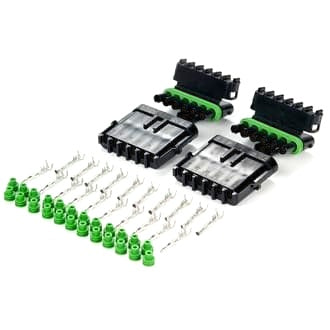 Weather Pack Connectors Complete Kit 6 circuit **Use BWPCK-6 **