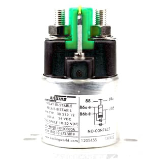 Solenoid Kissling 24V 200A Bi- Stable Bottom Mount With Diode Suppression