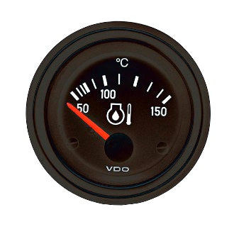 OIL TEMPERATURE GAUGE 52MM VDO 12V 150 DEG C