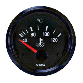 Gauge Water Temperature VDO 24 V 52mm 40-120 Degrees Celsius