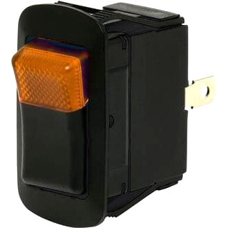 Switch Rocker 12V 25A ON/OFF Amber Independant I llumination IP66 Sealed