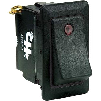 Switch Rocker 12V 25A ON/OFF SPST Red Illumination