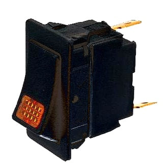 Switch Rocker 12V 25A ON/OFF Amber Indicator