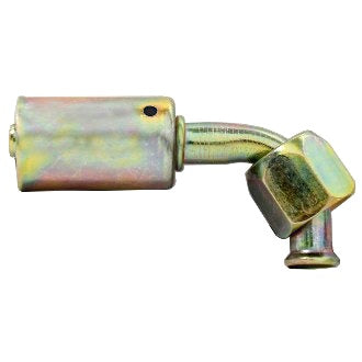 Steel Beadlock #6 Fitting 90 Degree Female Flare