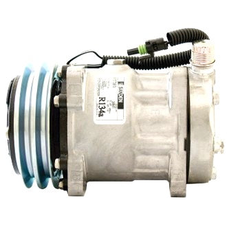 Comp Sanden 4647 Suits JCB Tractor SD7H15 12V 2GA 132mm m VOR Ear Mount JDA Head