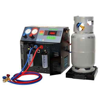 Ariazone Auto Charge Station With Cylinder Scales Auto Oil Recovery