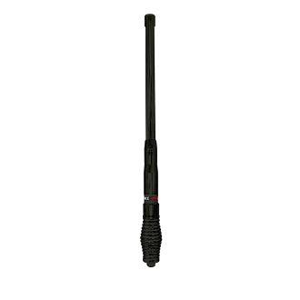 Antenna UHF 2.1dBi Gain 58cm Colinear Heavy Duty Barrel Spring Black