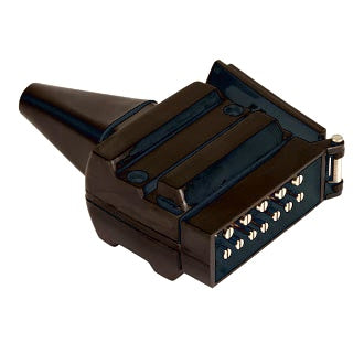 Trailer Plug 12 Pin Flat Plastic Body
