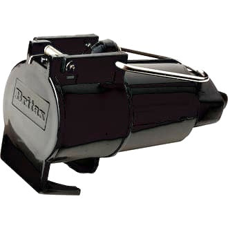 TRAILER SOCKET 7 PIN LARGE PLASTIC WITH COVER BRITAX